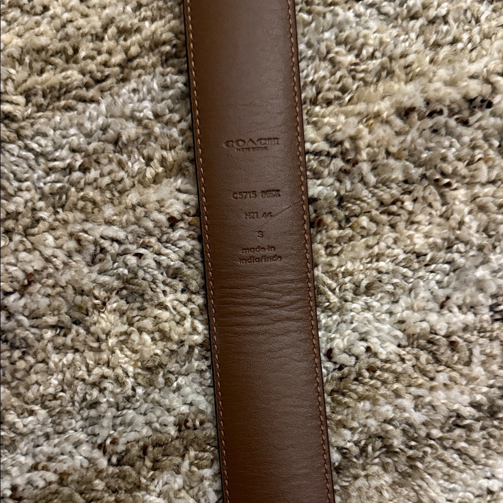 Brown and Gold Women's Belt - Picture 4 of 4